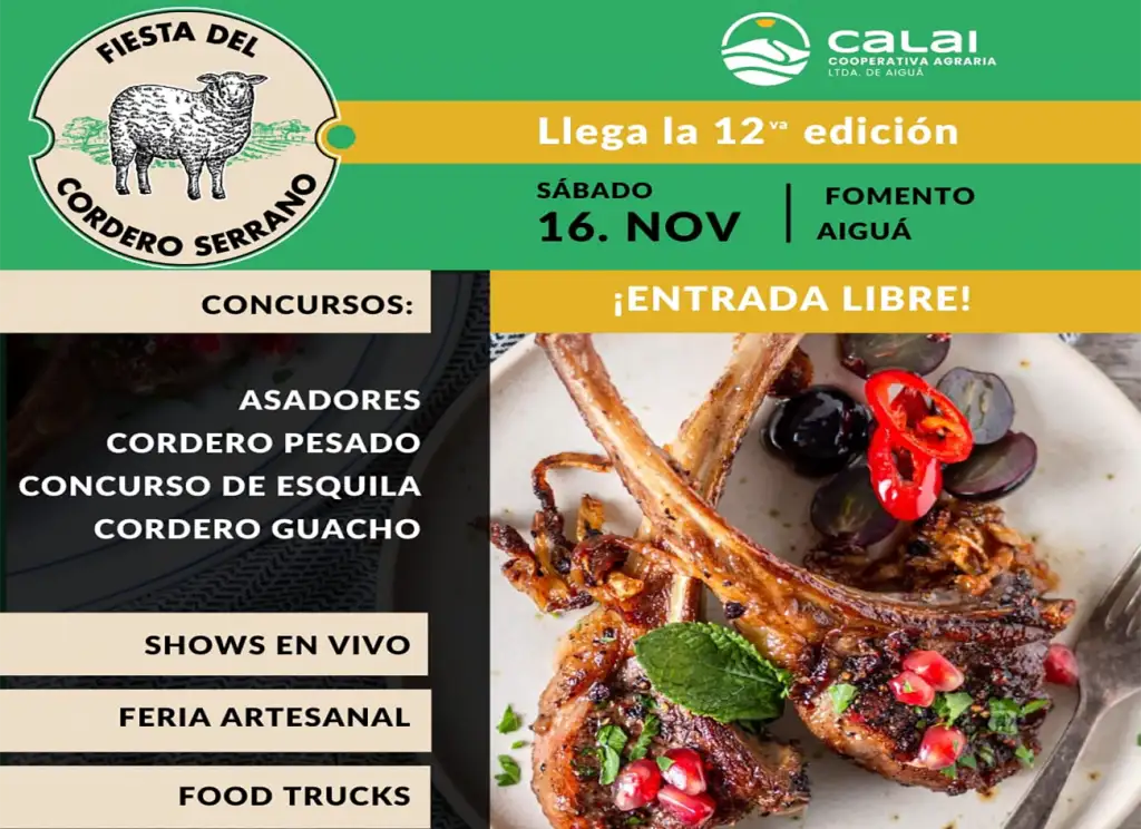 La Fiesta del Cordero Serrano celebra su 12ª edición en Aiguá