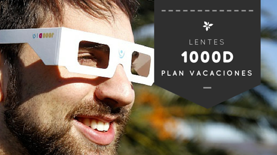 Lentes 1000D para estas vacaciones de julio!