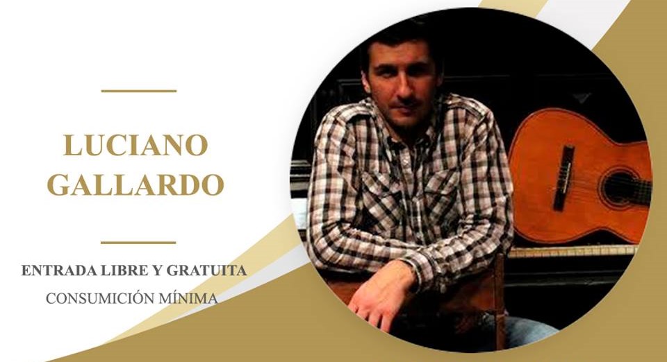 El guitarrista Luciano Gallardo en concierto!