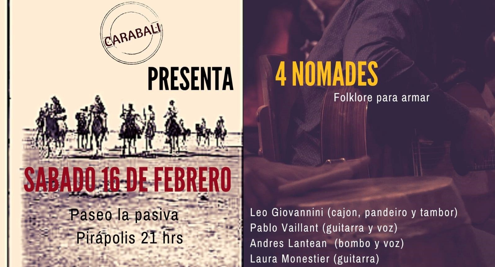 4 nómades en Paseo La Pasiva!