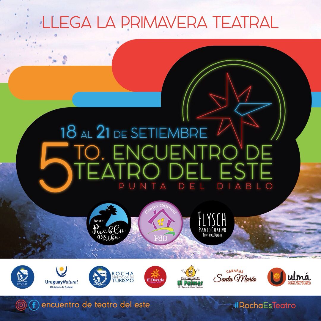 Realizan el quinto Encuentro de Teatro del Este en Punta del Diablo